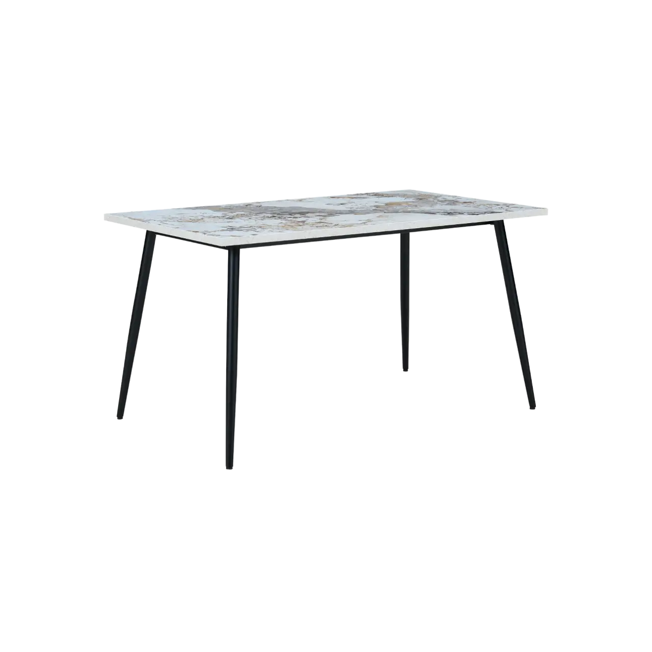 Twenty10 Design Horizon Medium Dining Table Marble Effect in Pandora