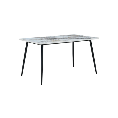 Twenty10 Design Horizon Medium Dining Table Marble Effect in Pandora