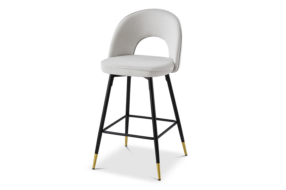 Berkeley Designs Hoxton Bar Stool in Cream-Bar Stools-Berkeley Designs-Belmont Interiors