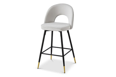 Berkeley Designs Hoxton Bar Stool in Cream-Bar Stools-Berkeley Designs-Belmont Interiors