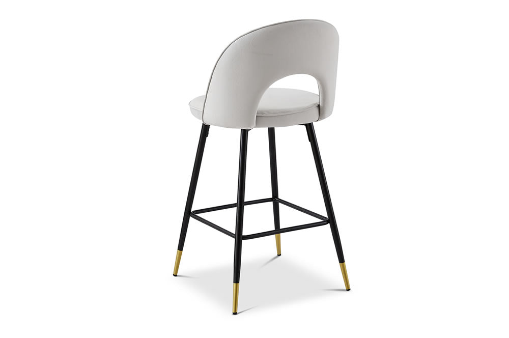 Berkeley Designs Hoxton Bar Stool in Cream-Bar Stools-Berkeley Designs-Belmont Interiors