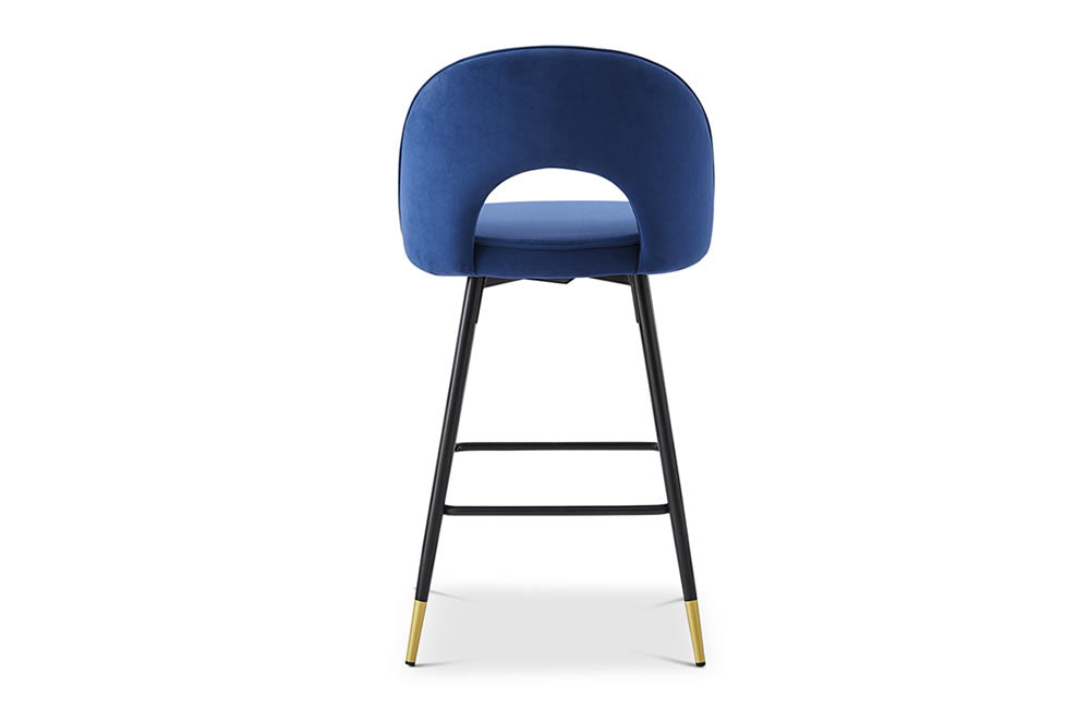 Berkeley Designs Hoxton Bar Stool in Blue-Bar Stools-Berkeley Designs-Belmont Interiors