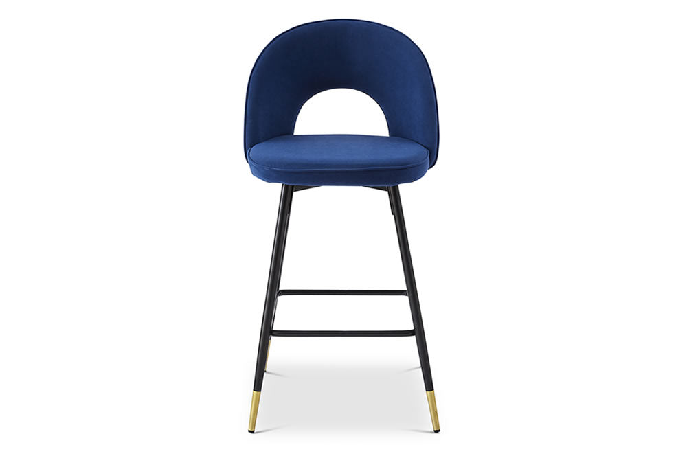 Berkeley Designs Hoxton Bar Stool in Blue-Bar Stools-Berkeley Designs-Belmont Interiors
