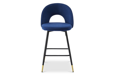 Berkeley Designs Hoxton Bar Stool in Blue-Bar Stools-Berkeley Designs-Belmont Interiors