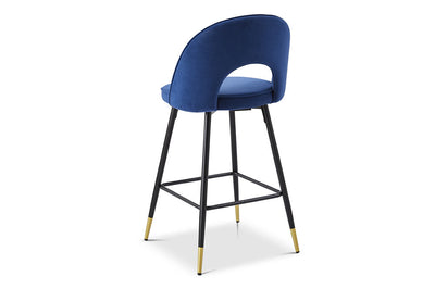 Berkeley Designs Hoxton Bar Stool in Blue-Bar Stools-Berkeley Designs-Belmont Interiors