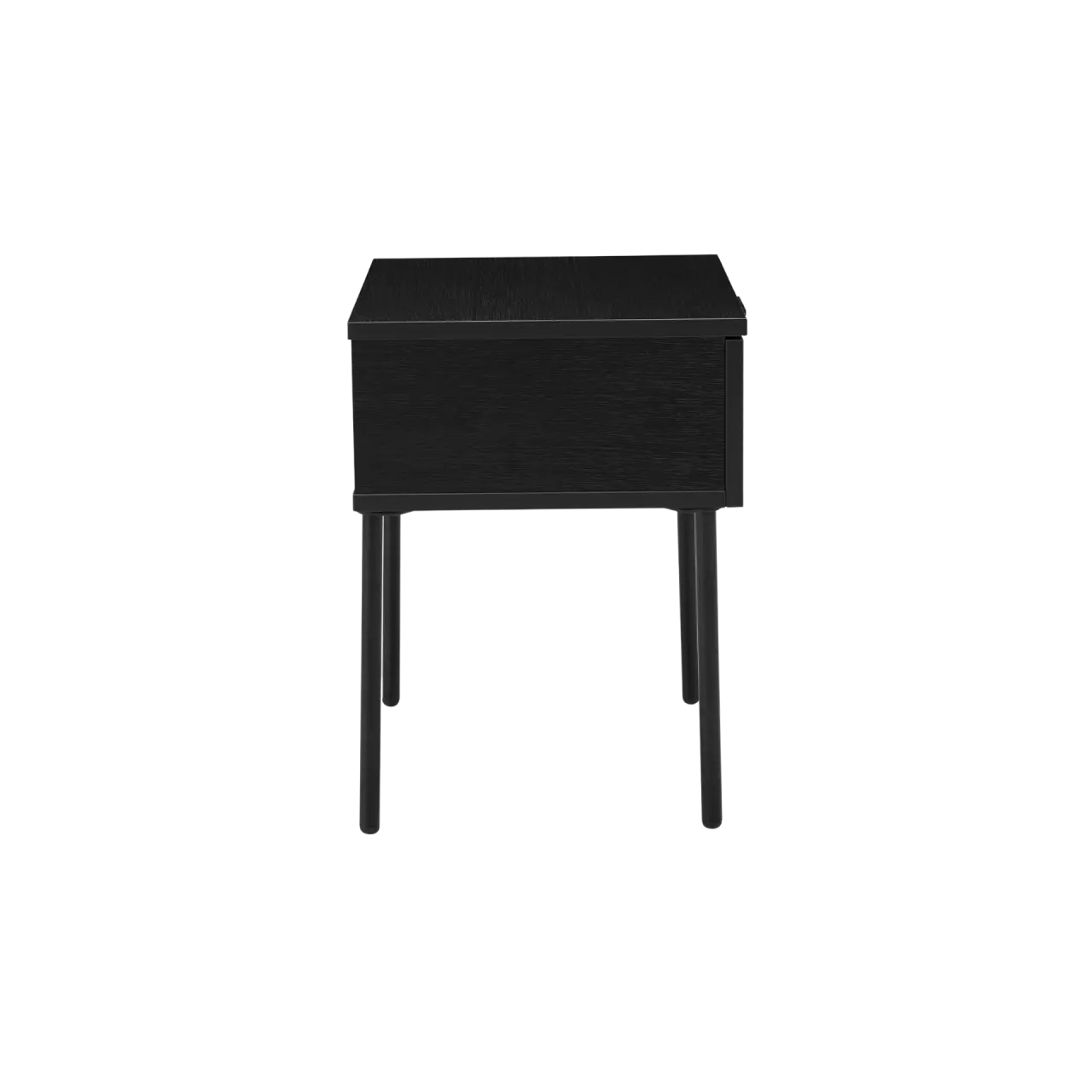 Twenty10 Design Luna Single Drawer Bedside in Black