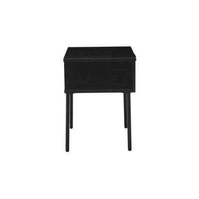 Twenty10 Design Luna Single Drawer Bedside in Black