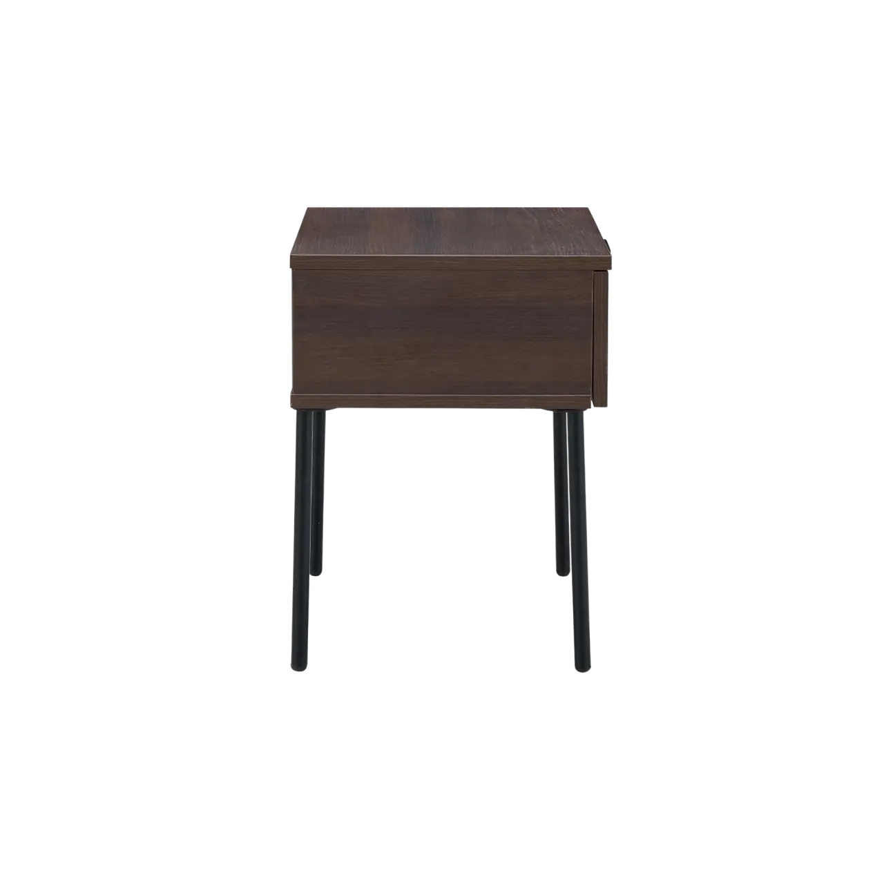 Twenty10 Luna Single Drawer Bedside Table in Espresso