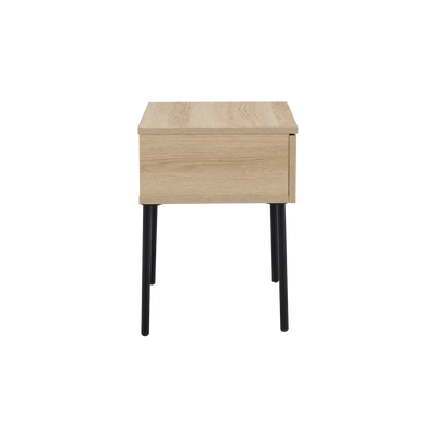 Twenty10 Design Luna Single Drawer Bedside in Oak