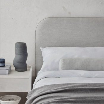 Luxury Boucle Upholstered Bed Frame - Esme Furnishings