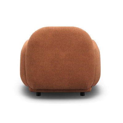 Manhattan Designs Hagu Rust Fabric Accent Chair - Esme Furnishings