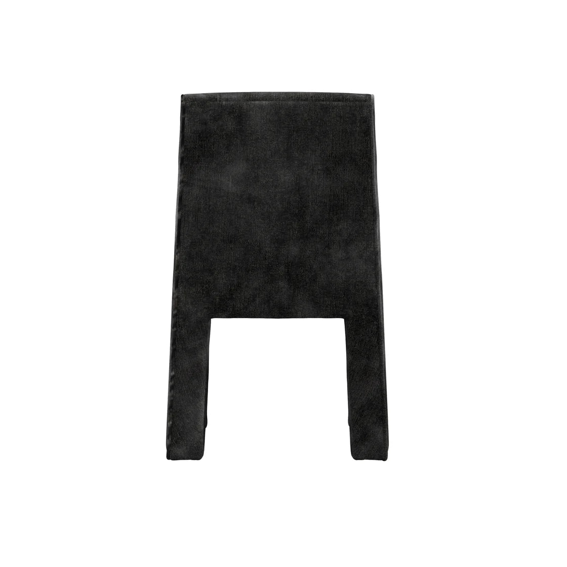 Manhattan Designs Nami Black Velvet Chenille Dining Chair - Esme Furnishings