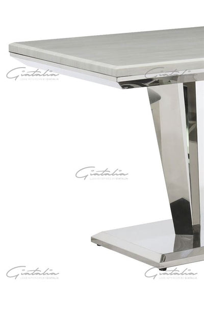 Riccardo 120cm Marble Dining Table - 3 Colours