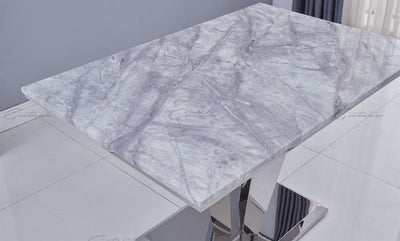Riccardo 120cm Marble Dining Table - 3 Colours