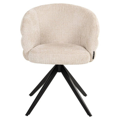 Richmond Interiors Serenity Niagara Beige Chenille Swivel Chair