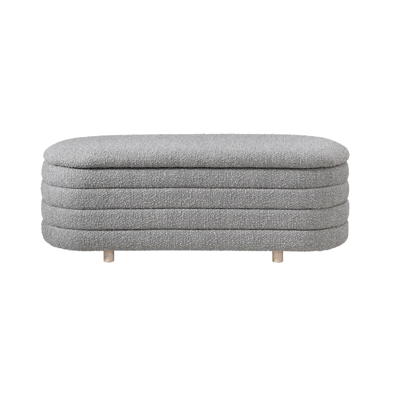 Twenty10 Design Ripple Ottoman in Cologne-Dove
