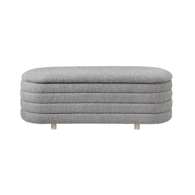 Twenty10 Design Ripple Ottoman in Cologne-Dove