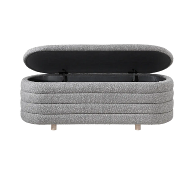 Twenty10 Design Ripple Ottoman in Cologne-Dove