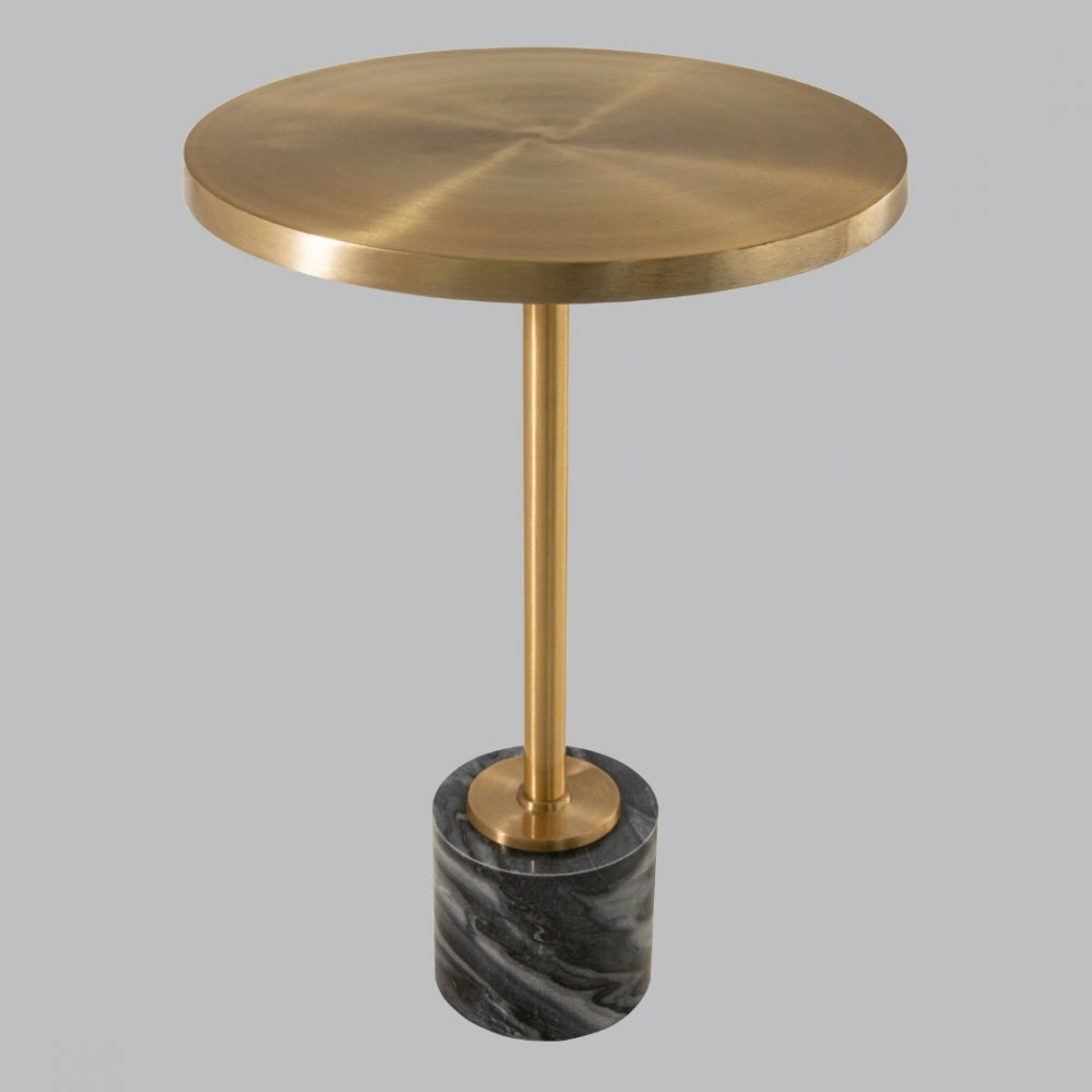 Madison Designs Juno Side Table Gold&Black