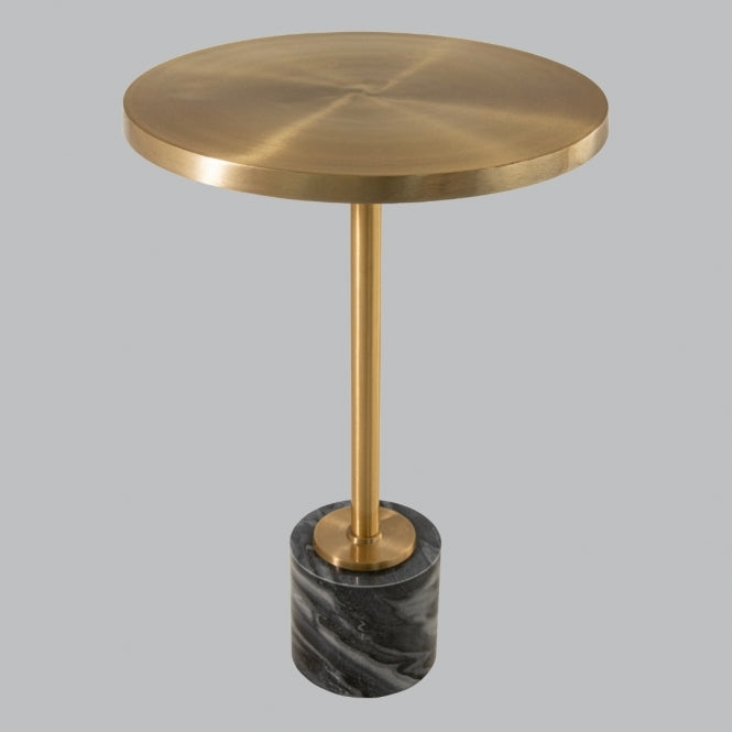 Madison Designs Juno Side Table Gold&Black