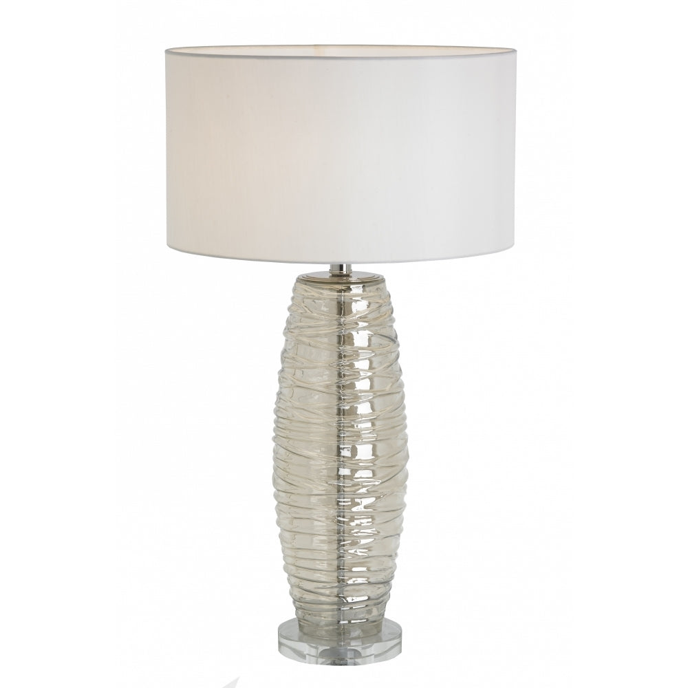 Madison Designs Uma Cognac Glass Body Table Lamp