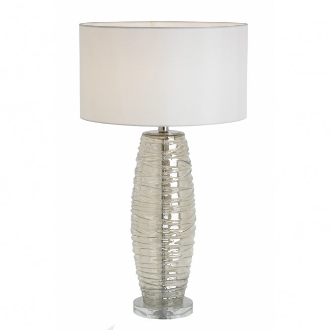 Madison Designs Uma Cognac Glass Body Table Lamp