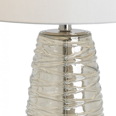 Madison Designs Uma Cognac Glass Body Table Lamp