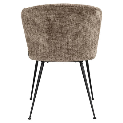 Richmond Interiors Chair Xandra Desert Stone Chenille Dining Table