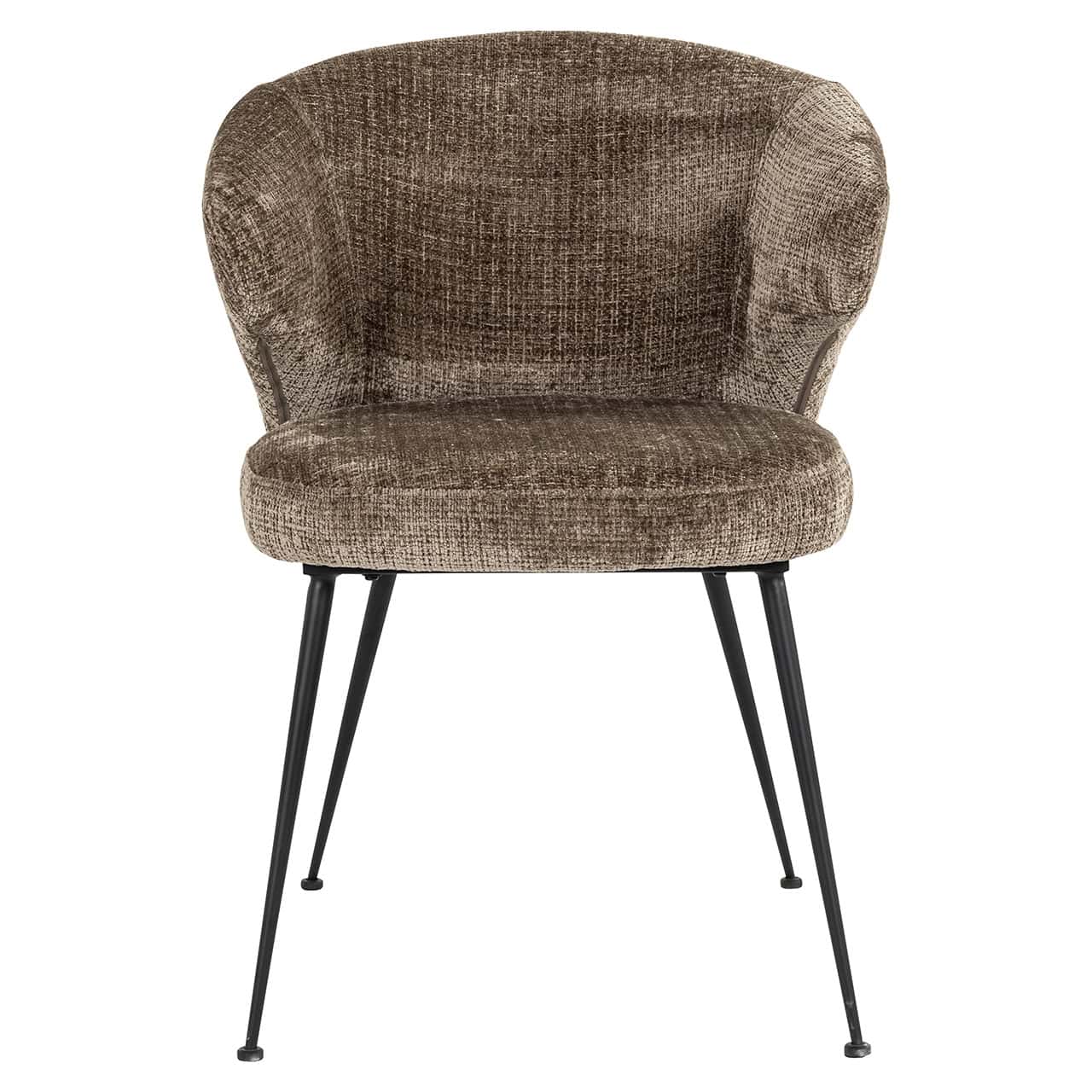 Richmond Interiors Chair Xandra Desert Stone Chenille Dining Table