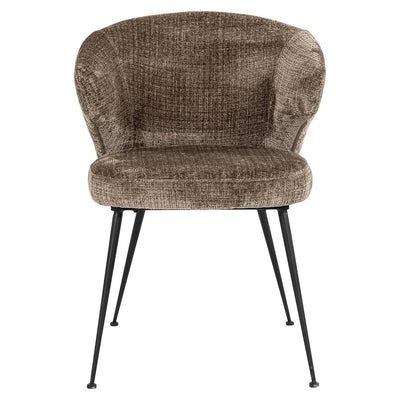 Richmond Interiors Chair Xandra Desert Stone Chenille Dining Table