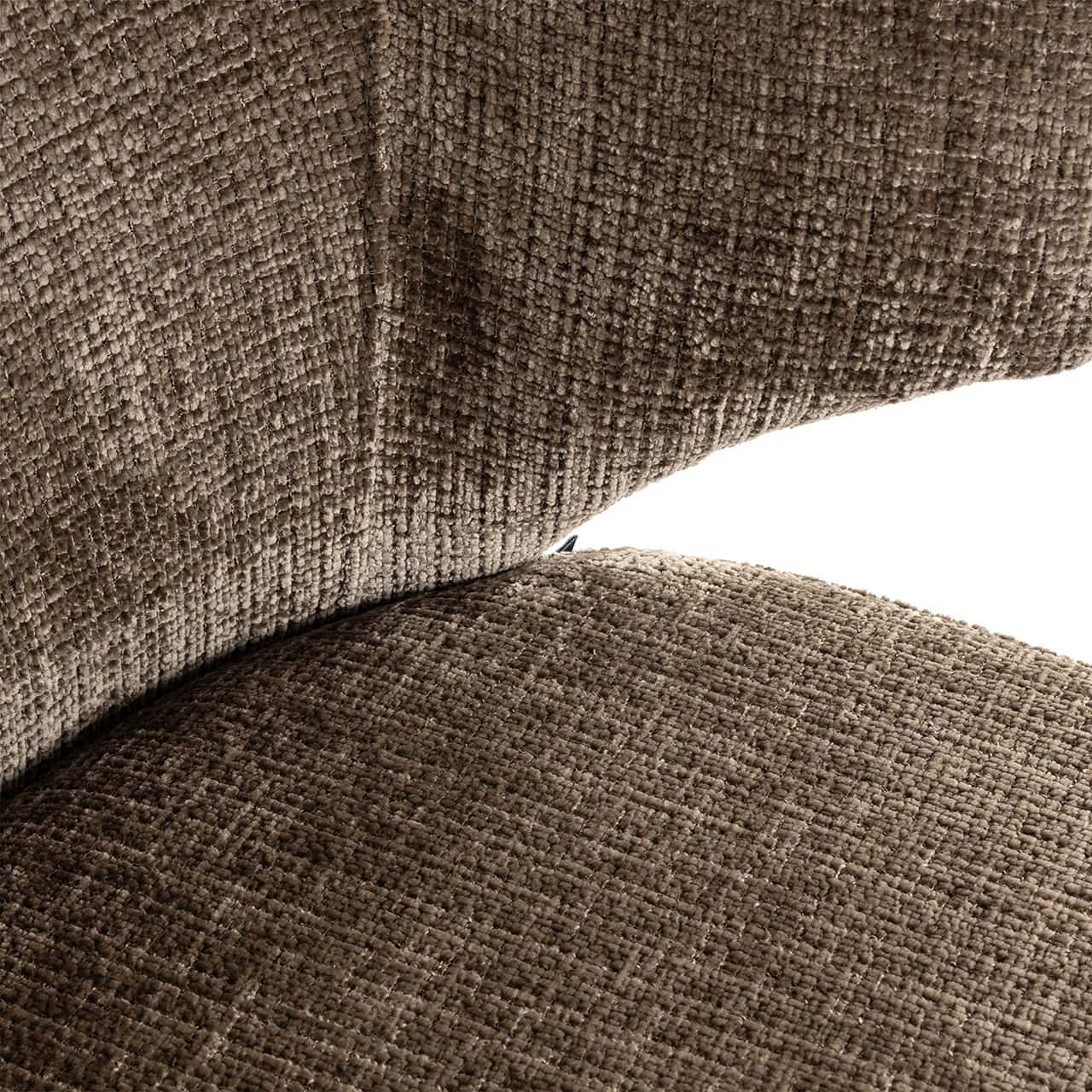 Richmond Interiors Chair Xandra Desert Stone Chenille Dining Table