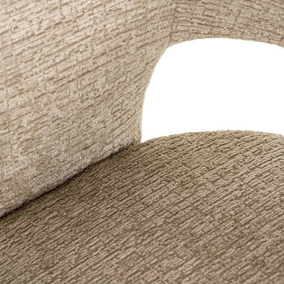 Richmond Interiors Belle Desert Taupe Chenille Tripod Dining Chair