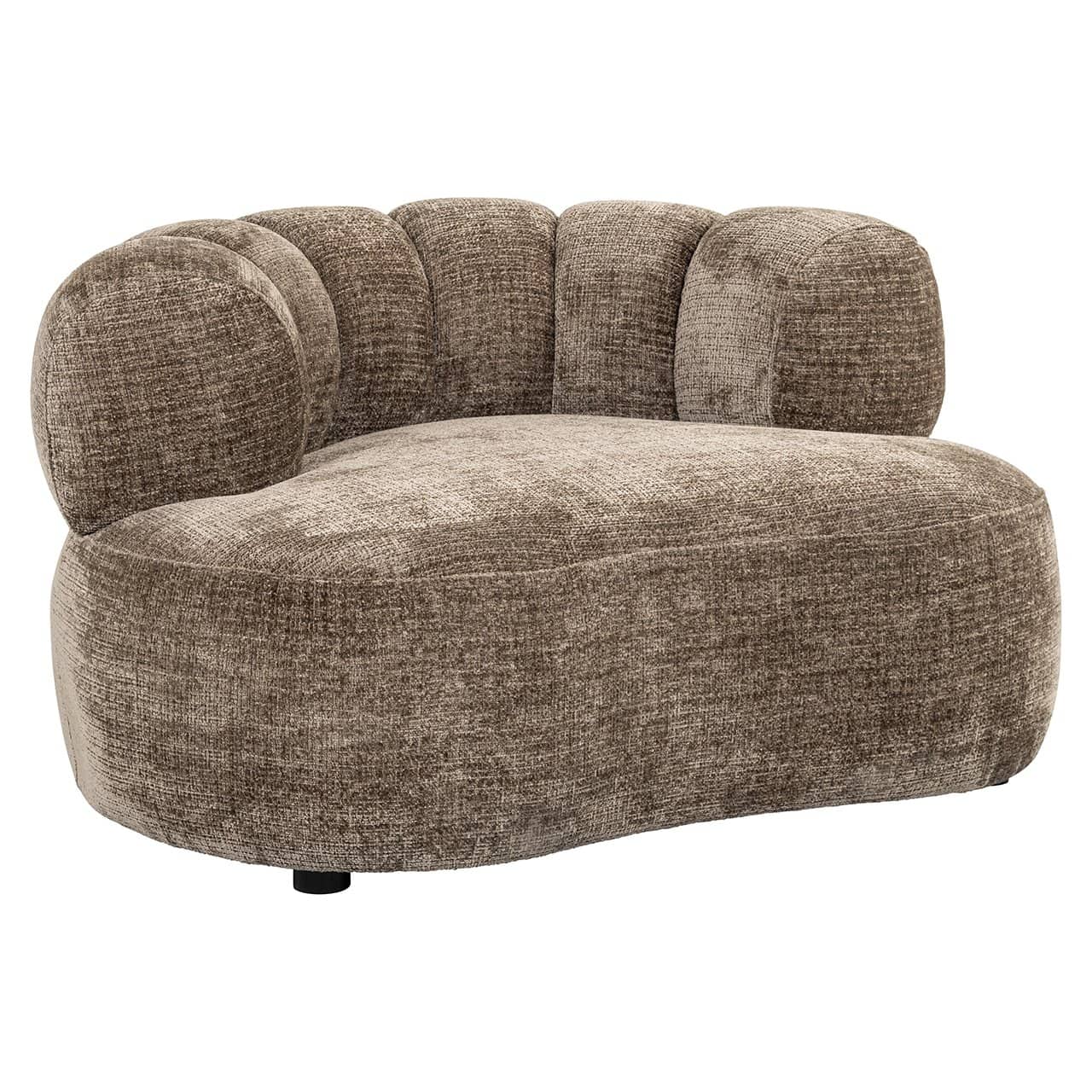 Richmond Interiors Penelope Niagara Stone Taupe Chenille Love Chair