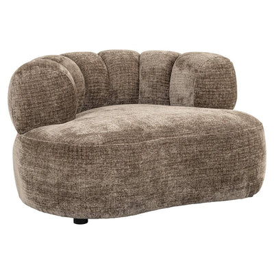 Richmond Interiors Penelope Niagara Stone Taupe Chenille Love Chair