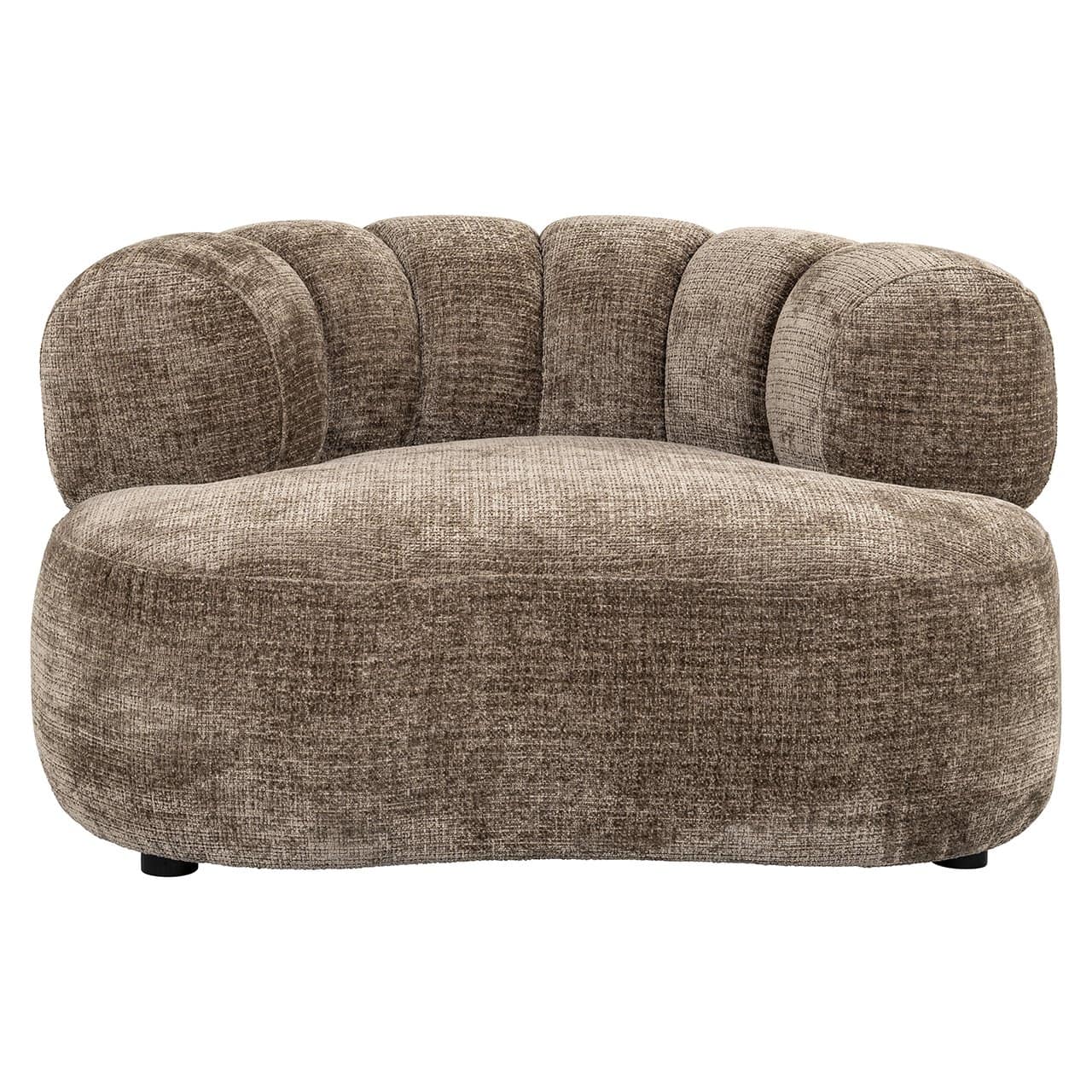 Richmond Interiors Penelope Niagara Stone Taupe Chenille Love Chair