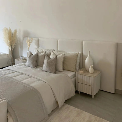 Savoy Large Wide Headboard Bed - Esme Furnishings