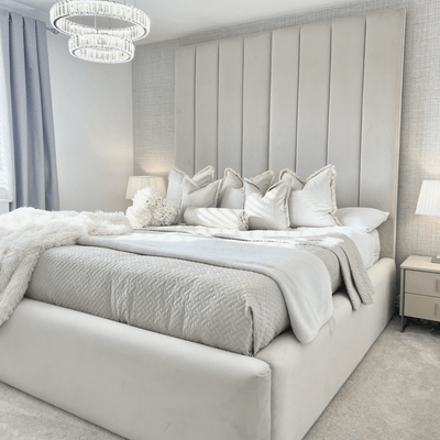 The Dorchester Tall Headboard Bed - Esme Furnishings