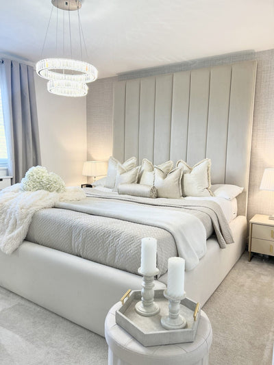 The Dorchester Tall Headboard Bed - Esme Furnishings