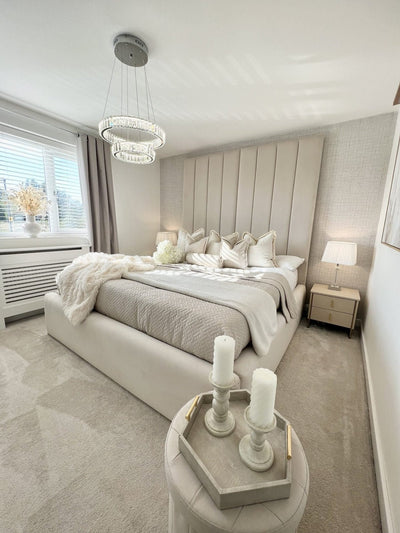 The Dorchester Tall Headboard Bed - Esme Furnishings