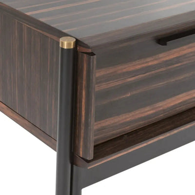 Twenty10 Design Bali Bedside Table - Ebony