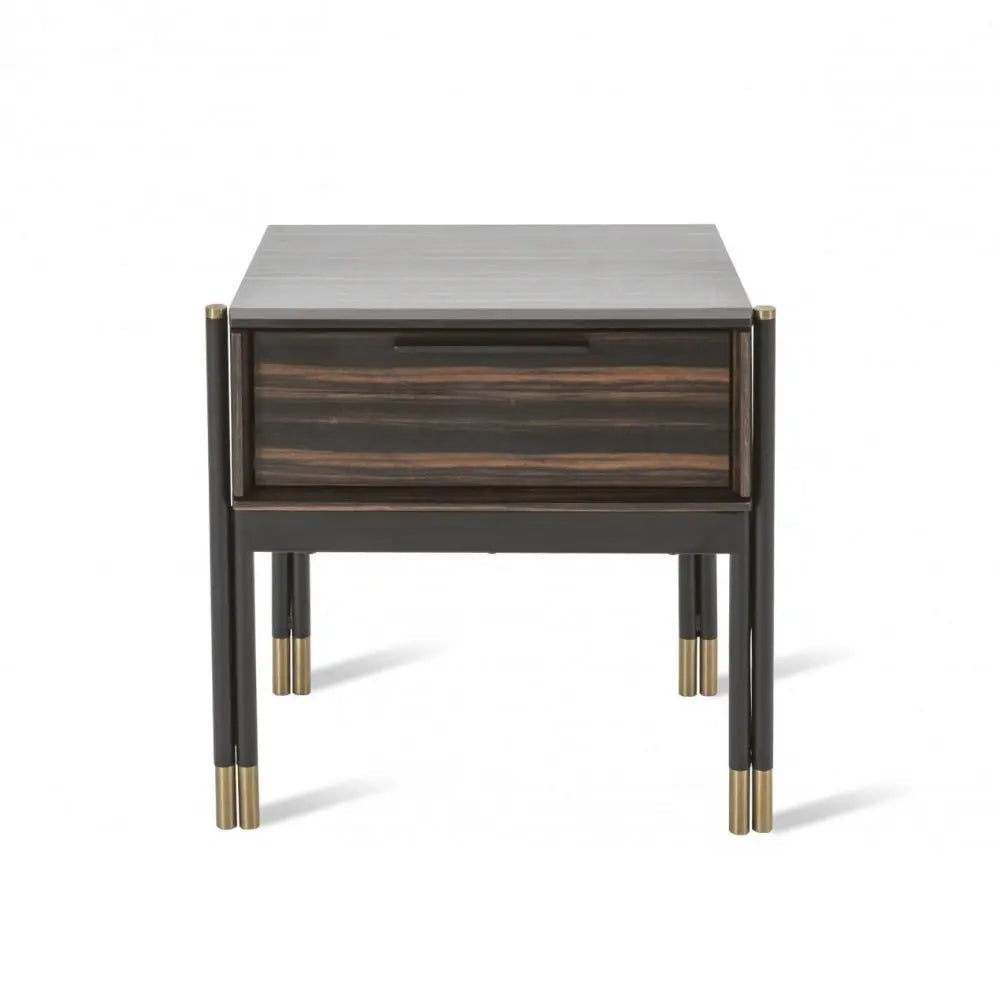 Twenty10 Design Bali Bedside Table - Ebony