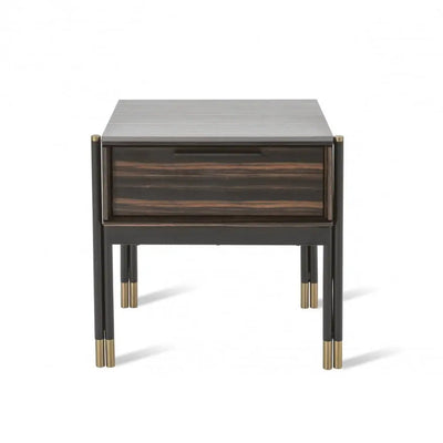 Twenty10 Design Bali Bedside Table - Ebony