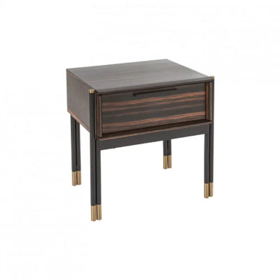 Twenty10 Design Bali Bedside Table - Ebony