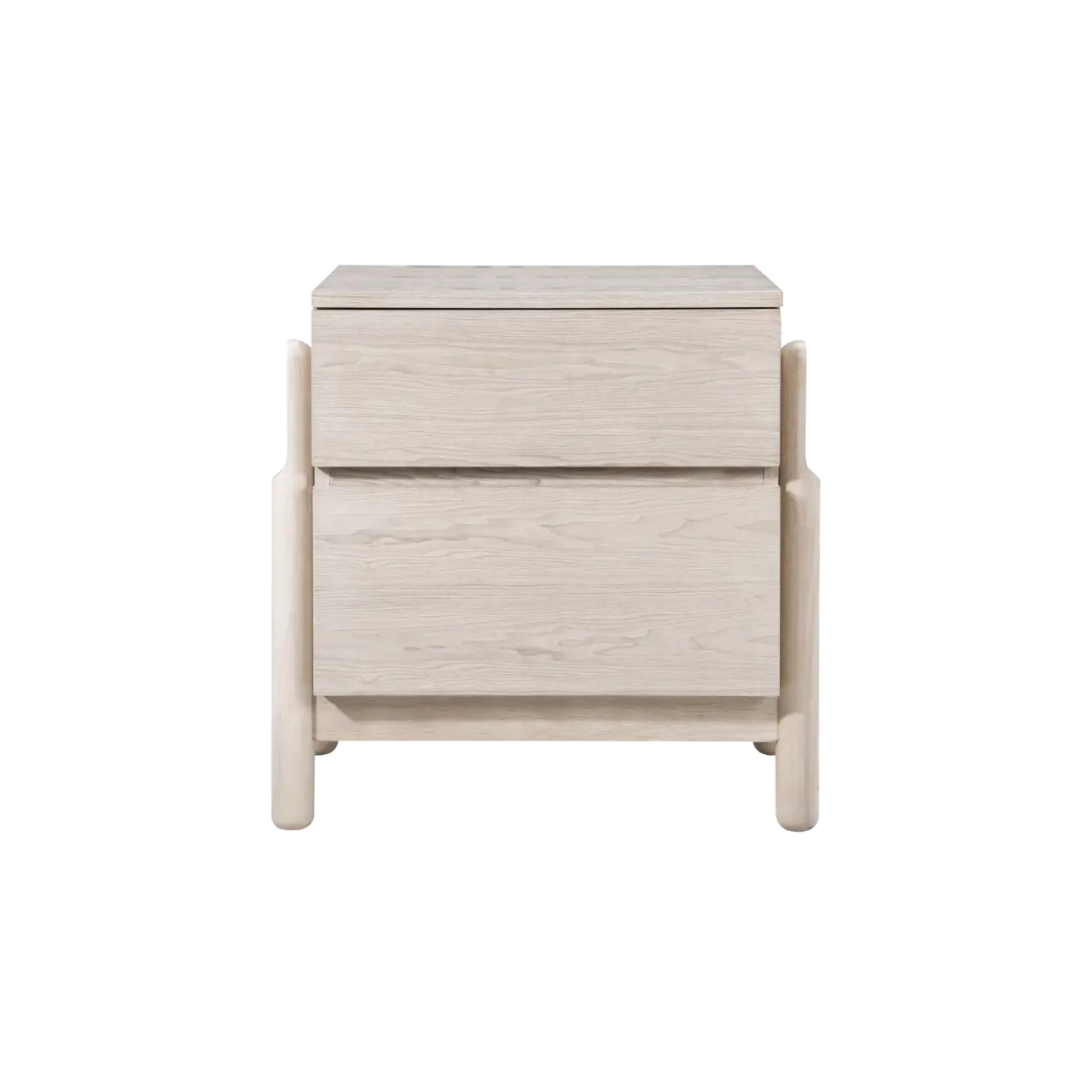 Twenty10 Design Whisper 2 Drawer Bedside in Oak White Wash