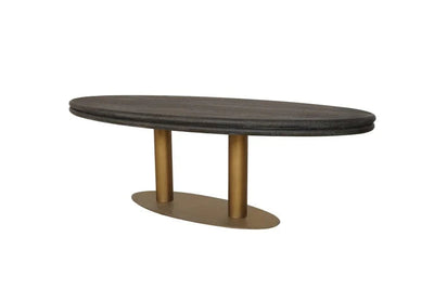 Richmond Interiors Macaron OVAL 235CM Dining Table - Belmont Interiors.