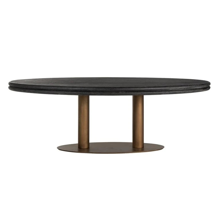 Richmond Interiors Macaron OVAL 235CM Dining Table - Belmont Interiors.