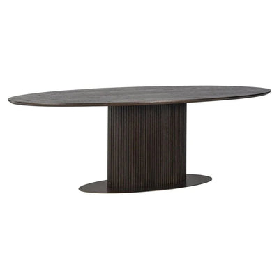 Richmond Interiors Luxor Oval 235CM Dining Table - Belmont Interiors.