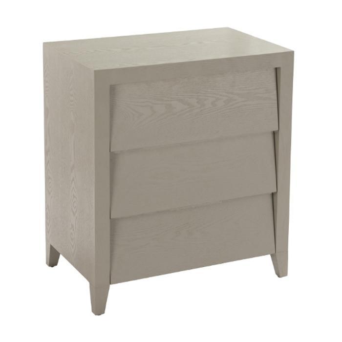 RV Astley Amato 3 Drawer Chest Ceramic Grey-Esme Furnishings