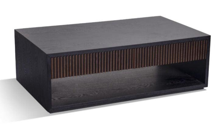 RV Astley Marans Coffee Table With Chocolate And Black Finish-Esme Furnishings