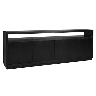 Richmond Oakura 4 Doors Black Sideboard-Belmont Interiors